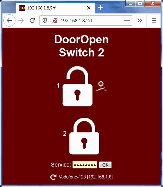 cancello garage chiuso wifi