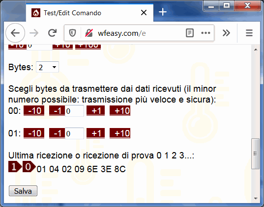 risposta modbus da tx wifi o gsm