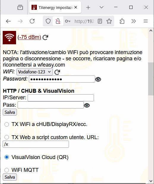 misura kilowattora da remoto